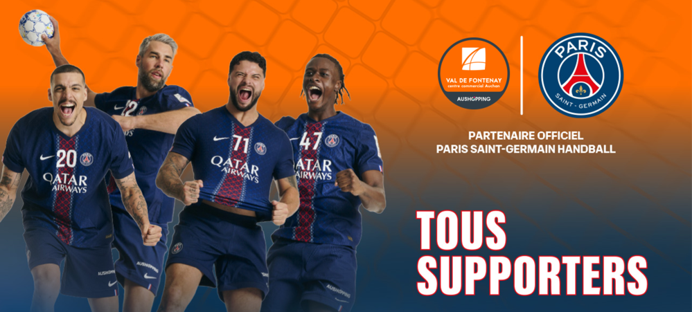 Fontenay Aushopping partenaire officiel HANDBALL PSG