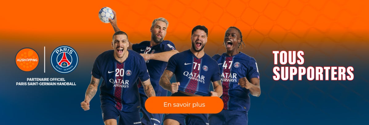 Tous supporter Aushopping Partenaire Officiel du PSG HANBALL