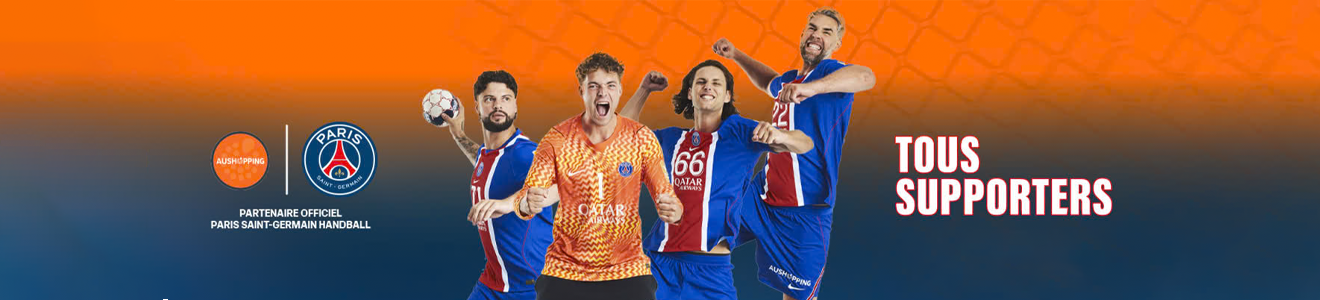 match du HAND PSG avec Aushopping partenaire officiel